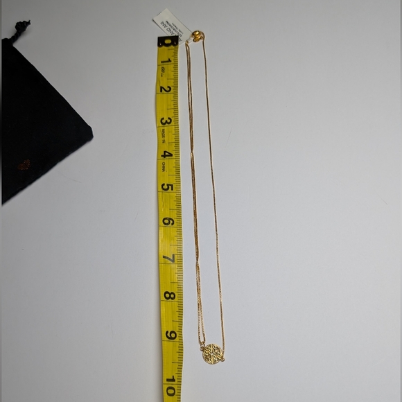 Alex and Ani Providence Endless Knot Gold Necklace With a Bag - Picture 8 of 9